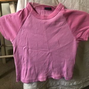 Brandy and Melville baseball crop top